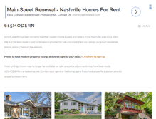 Tablet Screenshot of 615modern.com